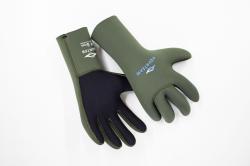 Перчатки Hunter 5-палые 7мм ультраспан/открытая пора олива